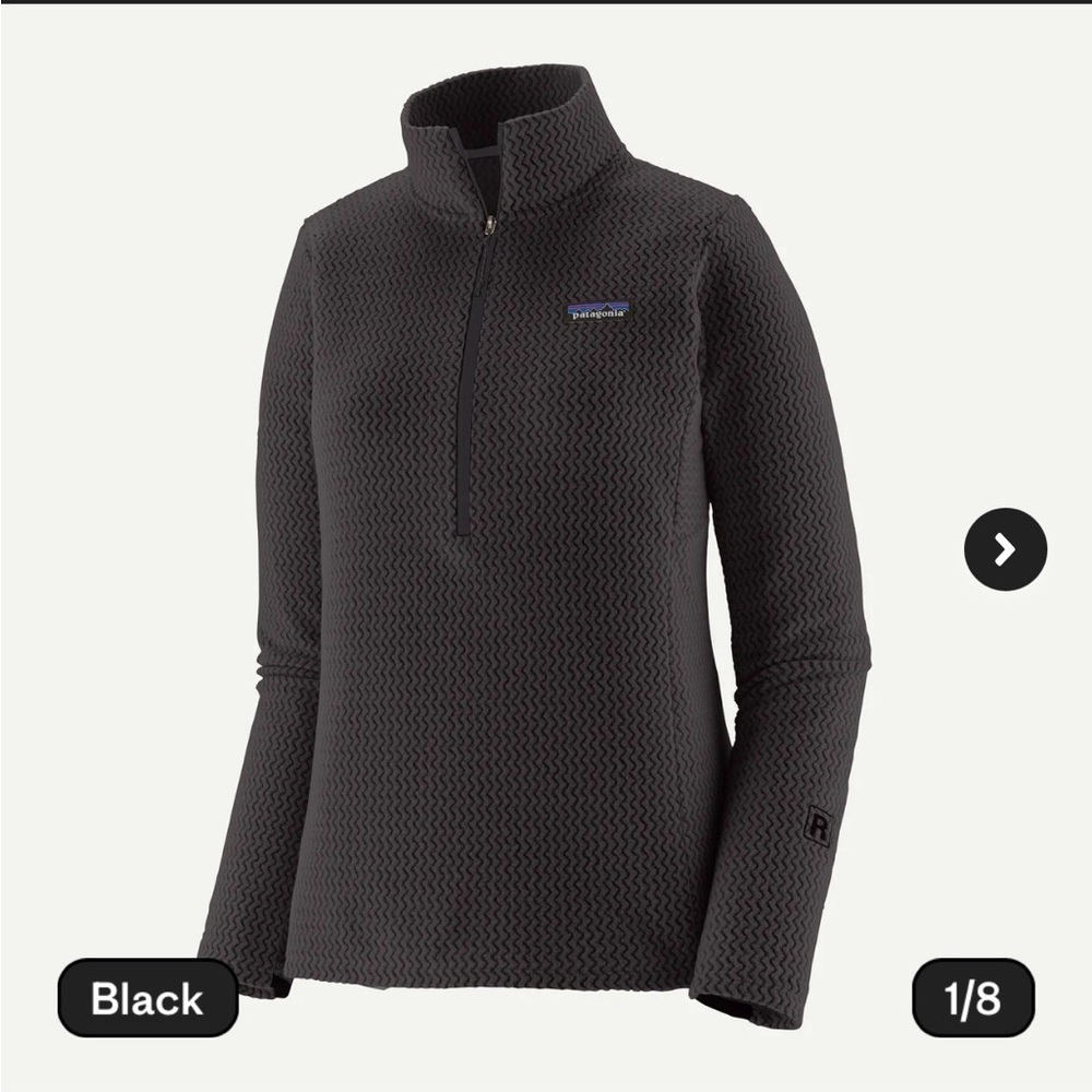 Patagonia Women’s Black Zip-Up Sweater